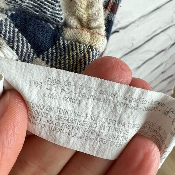 Zara Men's Plaid Flannel Button-Down Shirt Multicolor Size L - Picture 6 of 7